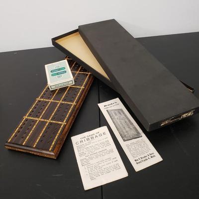 LOT 166: Vintage Chinese Checkers Boards with Marbles & Drueke Wooden Cribbage Set