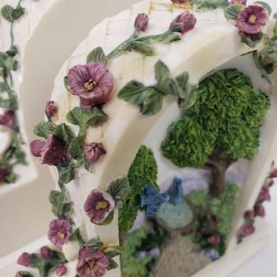 LOT 167: Assorted Pfaltzgraff Cape May Floral Serving Pieces