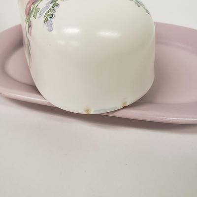 LOT 167: Assorted Pfaltzgraff Cape May Floral Serving Pieces