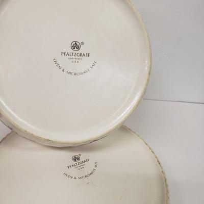 LOT 167: Assorted Pfaltzgraff Cape May Floral Serving Pieces