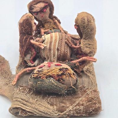 LOT 171: Very Early Peruvian Chancay Doll Antique Primitive Birthing Doll