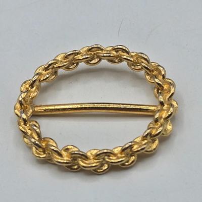 LOT 174J: Variety of Gold-tone Stretch and Clasp Bracelets