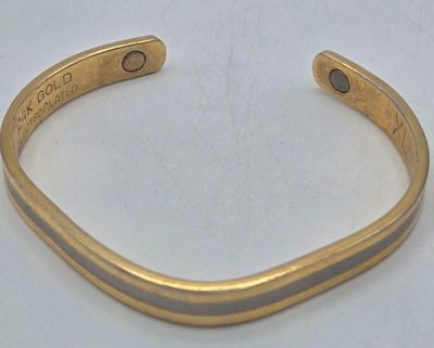LOT 177J: Variety of Gold-tone Bracelets