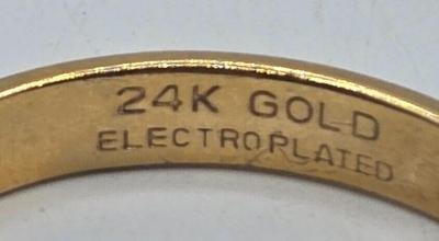 LOT 177J: Variety of Gold-tone Bracelets