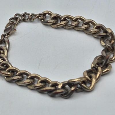 LOT 178J: Multiple Silver-tone Bracelets and Ankle Bracelets