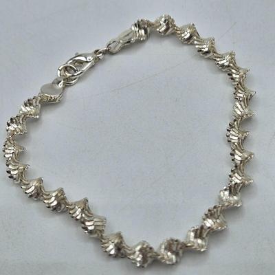 LOT 178J: Multiple Silver-tone Bracelets and Ankle Bracelets