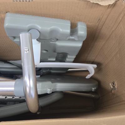 LOT 179: New in Box Heavy Duty Transfer Bench with Cut Out Seat