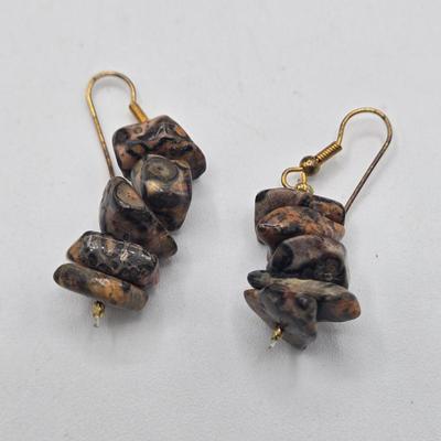 LOT 192J: Filigree 2 Tone Necklace with Matching Earrings, Multiple Pairs of Pierced Earrings, Charm Bracelets, and More