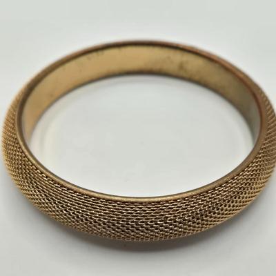 LOT 198J: Gold-tone and Animal Print Bangle and Cuff Bracelets