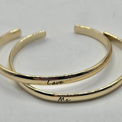 LOT 198J: Gold-tone and Animal Print Bangle and Cuff Bracelets