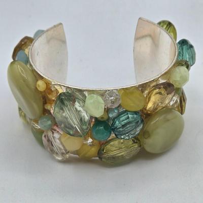 LOT 199J: Variety of Colorful Stretch and Cuff Bracelets