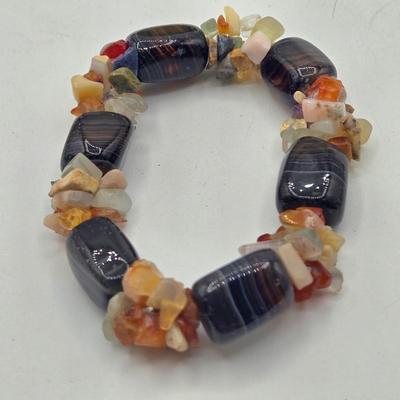 LOT 199J: Variety of Colorful Stretch and Cuff Bracelets