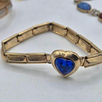 LOT 199J: Variety of Colorful Stretch and Cuff Bracelets