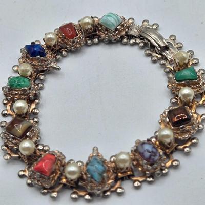 LOT 199J: Variety of Colorful Stretch and Cuff Bracelets