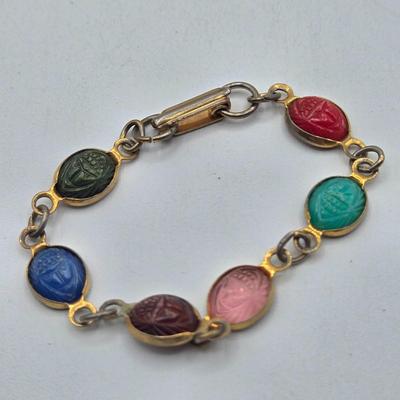 LOT 199J: Variety of Colorful Stretch and Cuff Bracelets