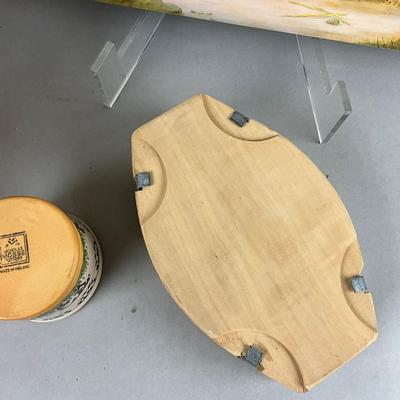 K390 Wooden Bowl, Mold, Nicholas Moss Pottery Lot