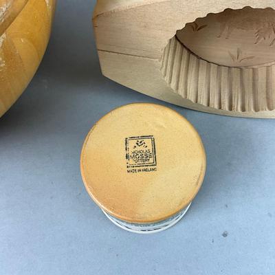 K390 Wooden Bowl, Mold, Nicholas Moss Pottery Lot
