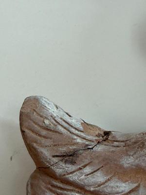 Sale Photo Thumbnail #281: In good condition except for a crack in end of a wing that doesn't look like it goes all the way through.