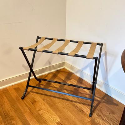 M428 Metal and Canvas Strap Luggage Stand