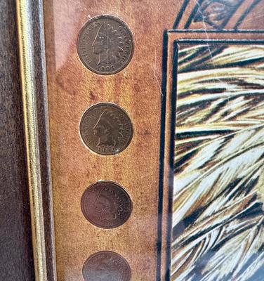 Sale Photo Thumbnail #318: Contains 10 Indian head coins minted between 1892 and 1909.  Very good condition.