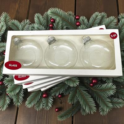 Sale Photo Thumbnail #162: Calling all Crafters! 7 Boxes of New Glass Ornaments from Michaels- ready for you to decorate for the holidays1