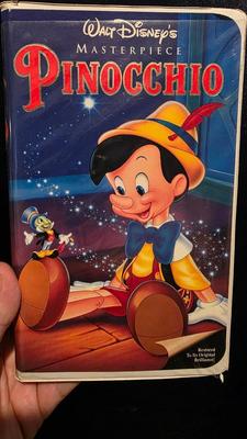 Pinocchio VHS (1993) - Walt Disney's Masterpiece Restored Classic Animated Film