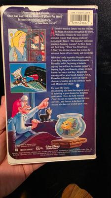 Pinocchio VHS (1993) - Walt Disney's Masterpiece Restored Classic Animated Film