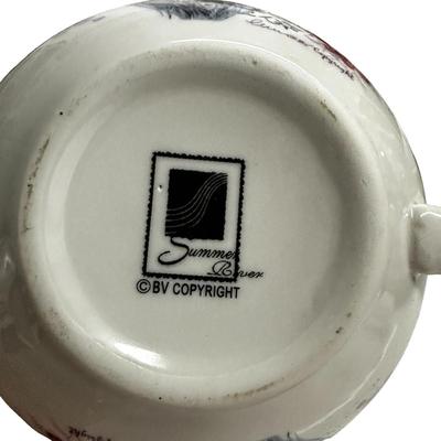 Sale Photo Thumbnail #255: Lot of 2 Ceramic Tea Pitchers and a Small Bowl