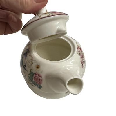 Sale Photo Thumbnail #254: Lot of 2 Ceramic Tea Pitchers and a Small Bowl