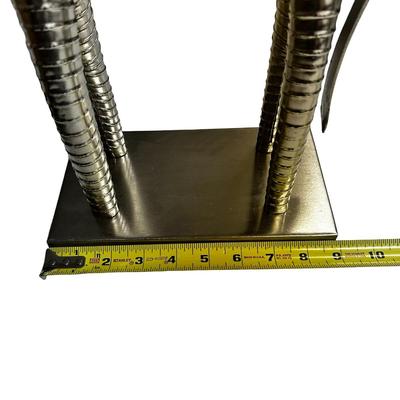 Sale Photo Thumbnail #305: Metal Zebra Sculpture in Brutalist Style 15" Tall