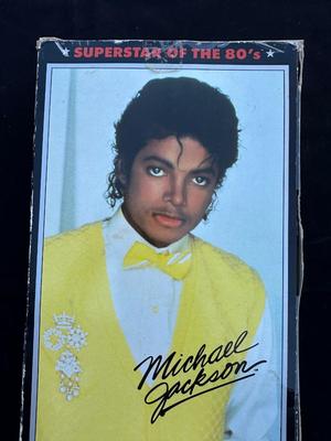 VINTAGE LJN MICHAEL JACKSON “SUPERSTAR OF THE ‘80s” DOLL IN AUTHENTIC STAGE “THRILLER” OUTFIT