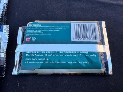 6 PACKS OF YU-GI-OH LEGENDARY DUELISTS TRADING CARDS & PACK OF THUNDERCATS TRADING CARDS