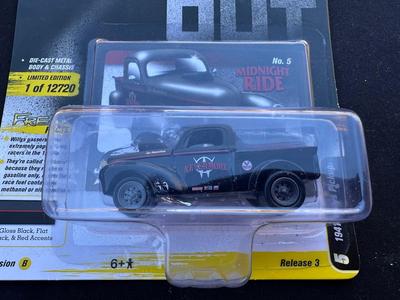 JOHNNY LIGHTNING LIMITED EDITION “BLACKED OUT” 1941 WILLYS PICKUP