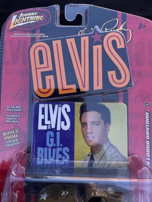 JOHNNY LIGHTNING - G.I. BLUES “ELVIS PRESLEY” ‘66 SHELBY COBRA DAYTONA