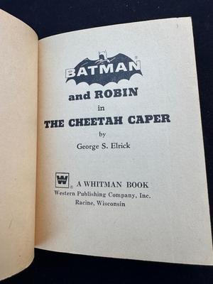 VINTAGE 1969 “BATMAN - The Cheetah Caper” BOOK BY WHITMAN AND BIG LITTLE BOOK