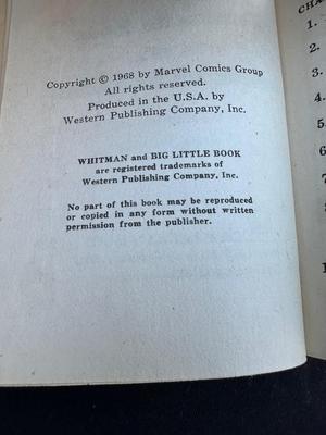 VINTAGE 1968 “THE FANTASTIC FOUR - In The House of Horrors” BOOK BY WHITMAN AND BIG LITTLE BOOK