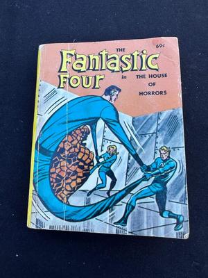 VINTAGE 1968 “THE FANTASTIC FOUR - In The House of Horrors” BOOK BY WHITMAN AND BIG LITTLE BOOK