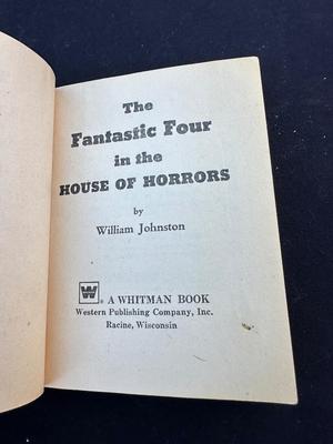 VINTAGE 1968 “THE FANTASTIC FOUR - In The House of Horrors” BOOK BY WHITMAN AND BIG LITTLE BOOK