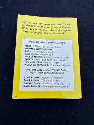 VINTAGE 1968 “THE FANTASTIC FOUR - In The House of Horrors” BOOK BY WHITMAN AND BIG LITTLE BOOK