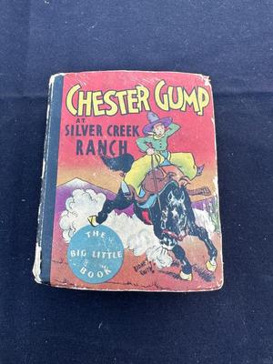 VINTAGE 1933 “CHESTER GUMP AT SILVER CREEK RANCH” BOOK BY WHITMAN AND THE BIG LITTLE BOOK
