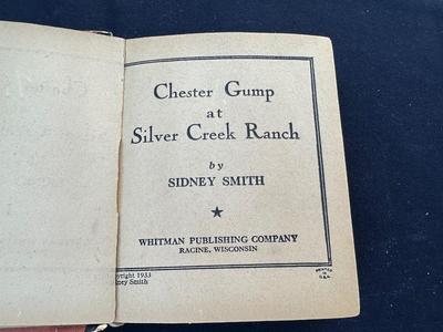 VINTAGE 1933 “CHESTER GUMP AT SILVER CREEK RANCH” BOOK BY WHITMAN AND THE BIG LITTLE BOOK