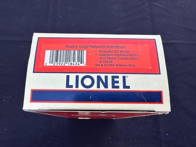LIONEL OPERATING “PORKY & PETUNIA” HAND CAR - O GAUGE MODEL RAILROAD COLLECTIBLE