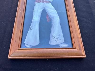 FRAMED ELVIS PRESLEY CUTOUT POSTER