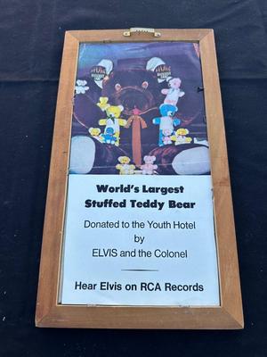 FRAMED ELVIS PRESLEY CUTOUT POSTER