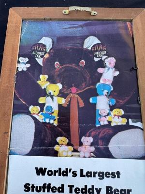 FRAMED ELVIS PRESLEY CUTOUT POSTER