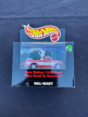HOT WHEELS WALMART EXCLUSIVE - SAM WALTON 1979 FORD TRUCK “THE ROAD TO SUCCESS”