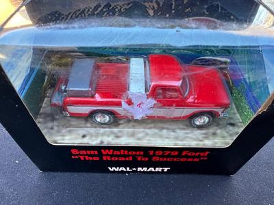 HOT WHEELS WALMART EXCLUSIVE - SAM WALTON 1979 FORD TRUCK “THE ROAD TO SUCCESS”