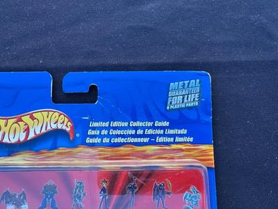 HOT WHEELS “YU-GI-OH” 3-CAR SET WITH LIMITED EDITION COLLECTOR GUIDE