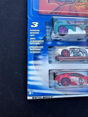 HOT WHEELS “YU-GI-OH” 3-CAR SET WITH LIMITED EDITION COLLECTOR GUIDE