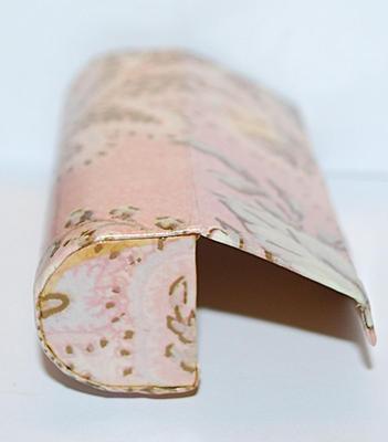 Vintage "HASI HATO" Lipstick Holder (3½" x 1" x 1") with Snap Closure